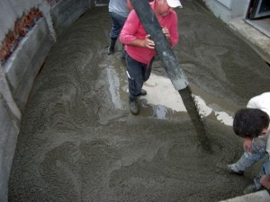hidroizolatie cu material Penetron Admix - aplicare in masa betonului,turnare