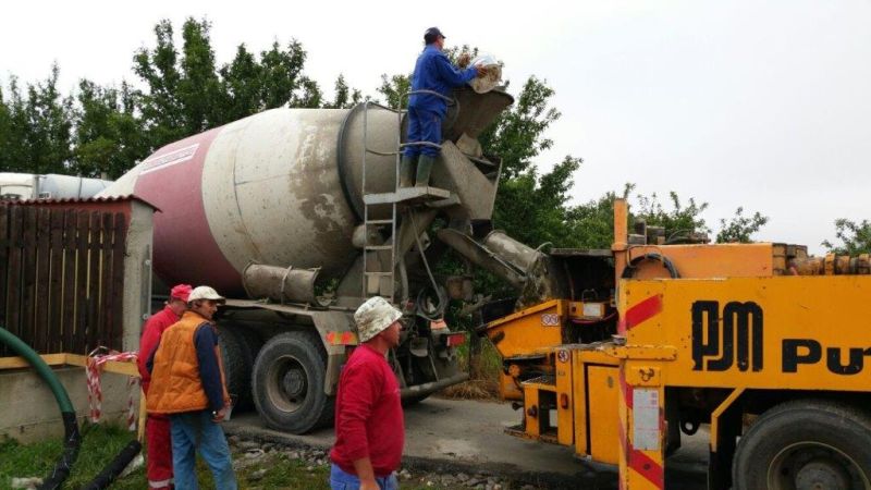 Hidroizolarea fundaţiei -amestecul cu Penetron Admix